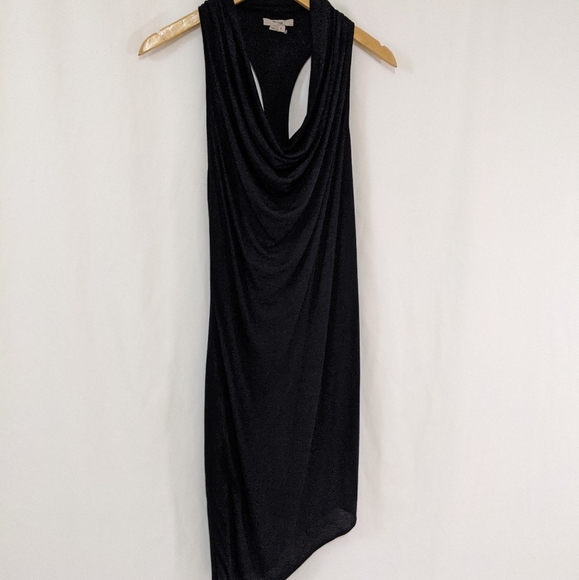 Helmut Lang Black Jersey Racerback Dress - Picture 8 of 10